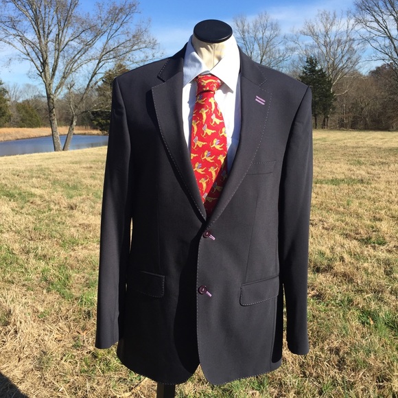 Bogosse Mens Navy Blazer Sz 5/52Style 03 D Slim